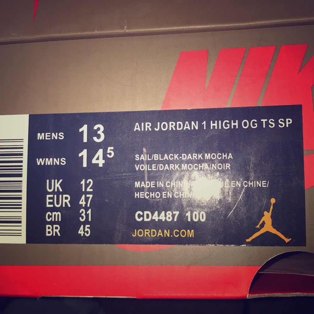 Travis scott air jordan 1